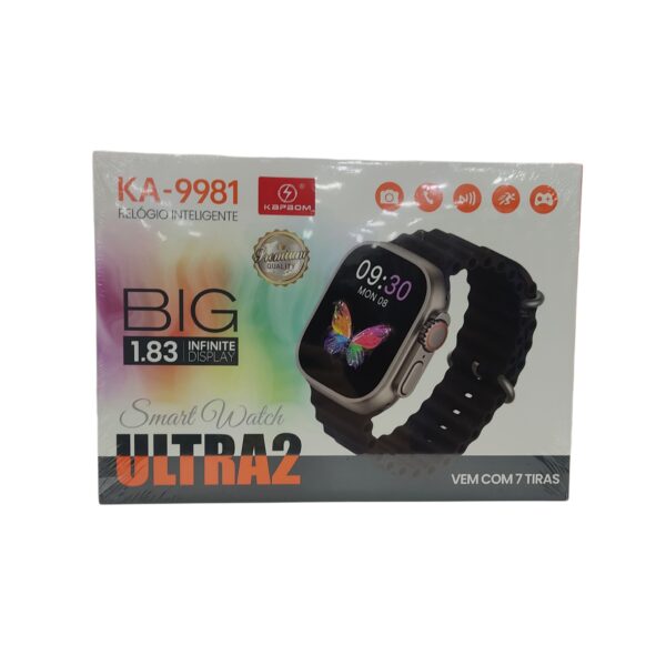 Relógio Smart Watch Ultra 2 com 7 Pulseiras