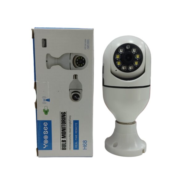 Câmera Segurança IP Lâmpada WiFi Full HD 1080p