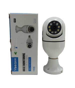 Câmera Segurança IP Lâmpada WiFi Full HD 1080p