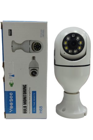 Câmera Segurança IP Lâmpada WiFi Full HD 1080p