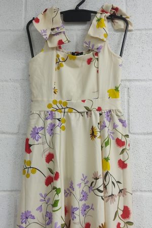 Vestido longo linho